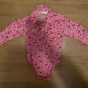 Cowgirl hardware 12 month girl western shirt